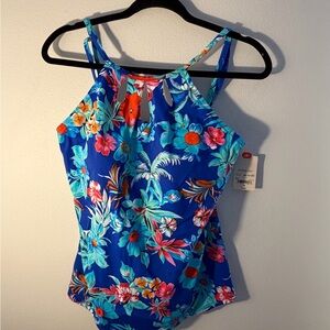 St. John's Bay Multicolor Floral  Tankini